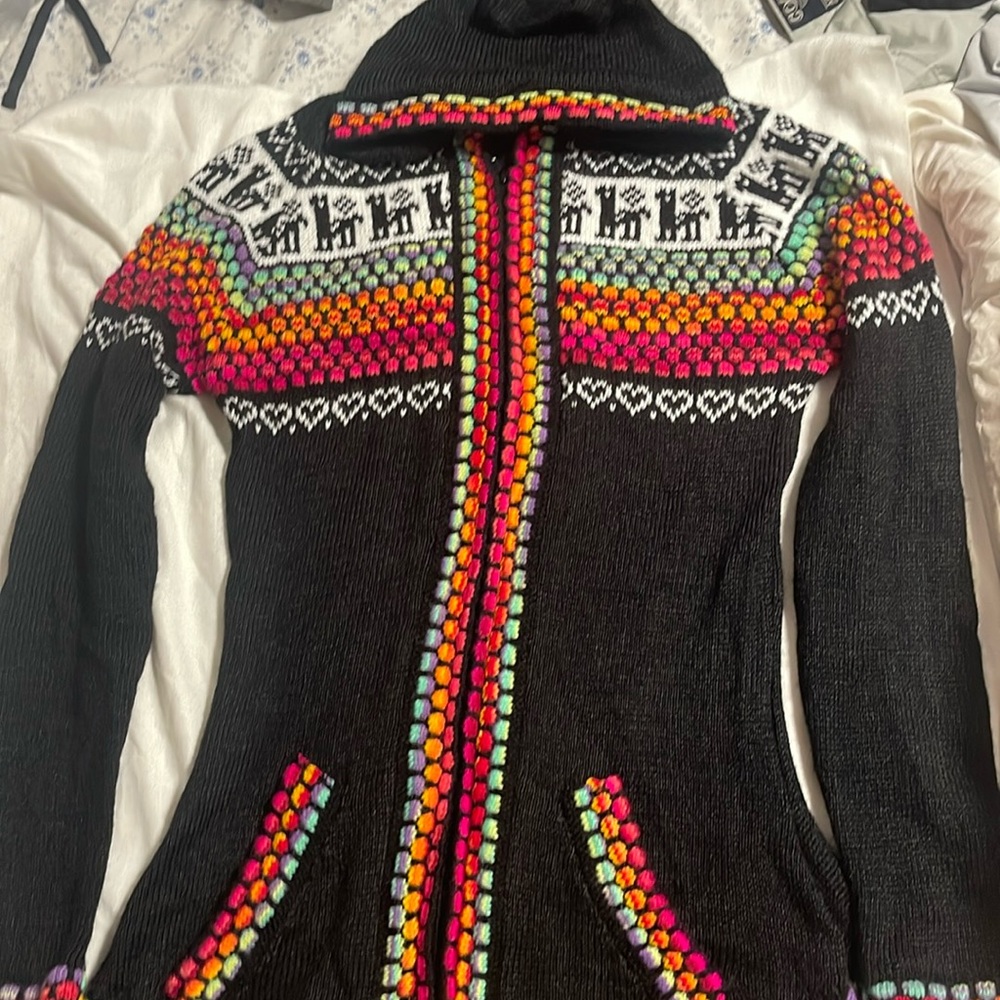 B1711 Bohemian hoodie sweater